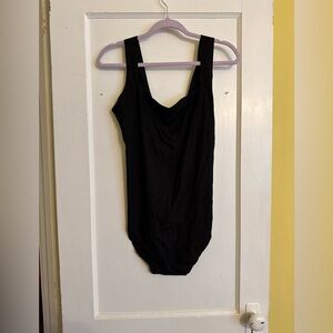Aerie Black One Piece Bodysuit